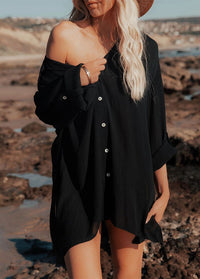 Effortless White Shirt Cover-up