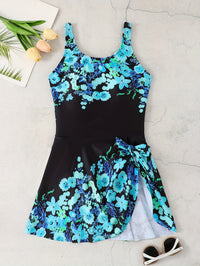 Women's Tummy Control Fashion Modest 1pc Swimsuit with
