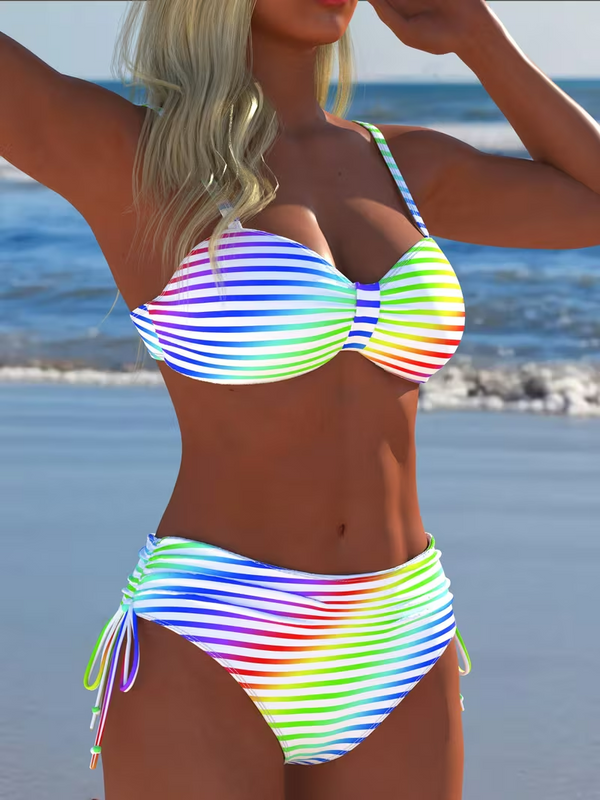 Luxury Modern Lightweight Two-Piece Beach Swimwear Set