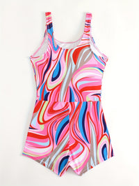 New Fashionable Sexy Tummy-Control Body-Hugging Women's 1pc Swimsuit