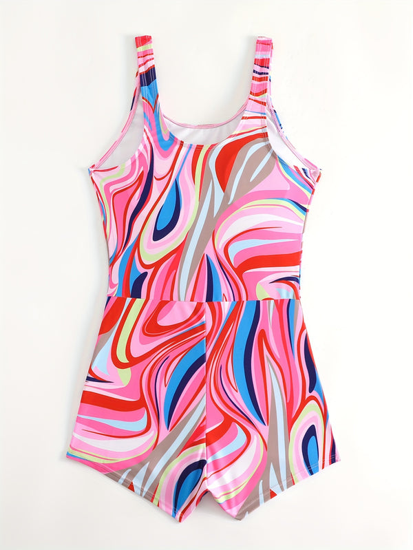 New Fashionable Sexy Tummy-Control Body-Hugging Women's 1pc Swimsuit
