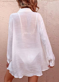 Loose Oversized Shirt Silhouette Cover-up