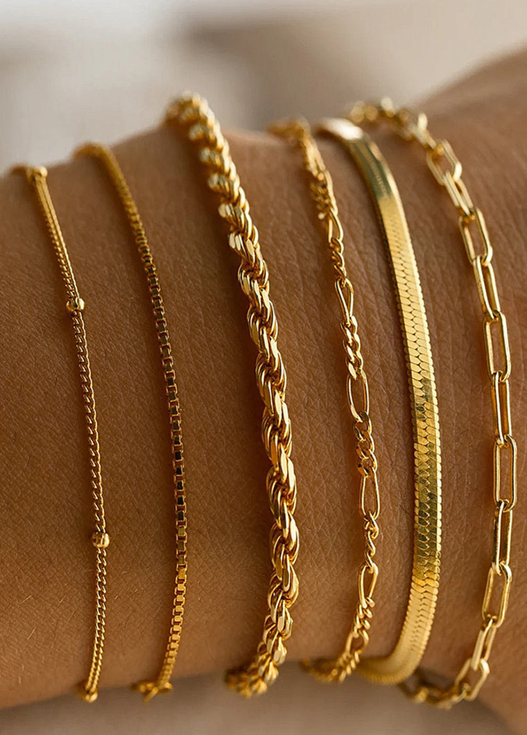 6PCS Simple Geometry Bracelet