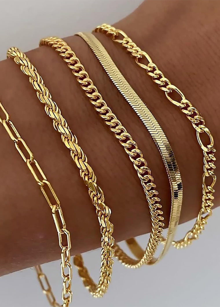 6PCS Simple Geometry Bracelet