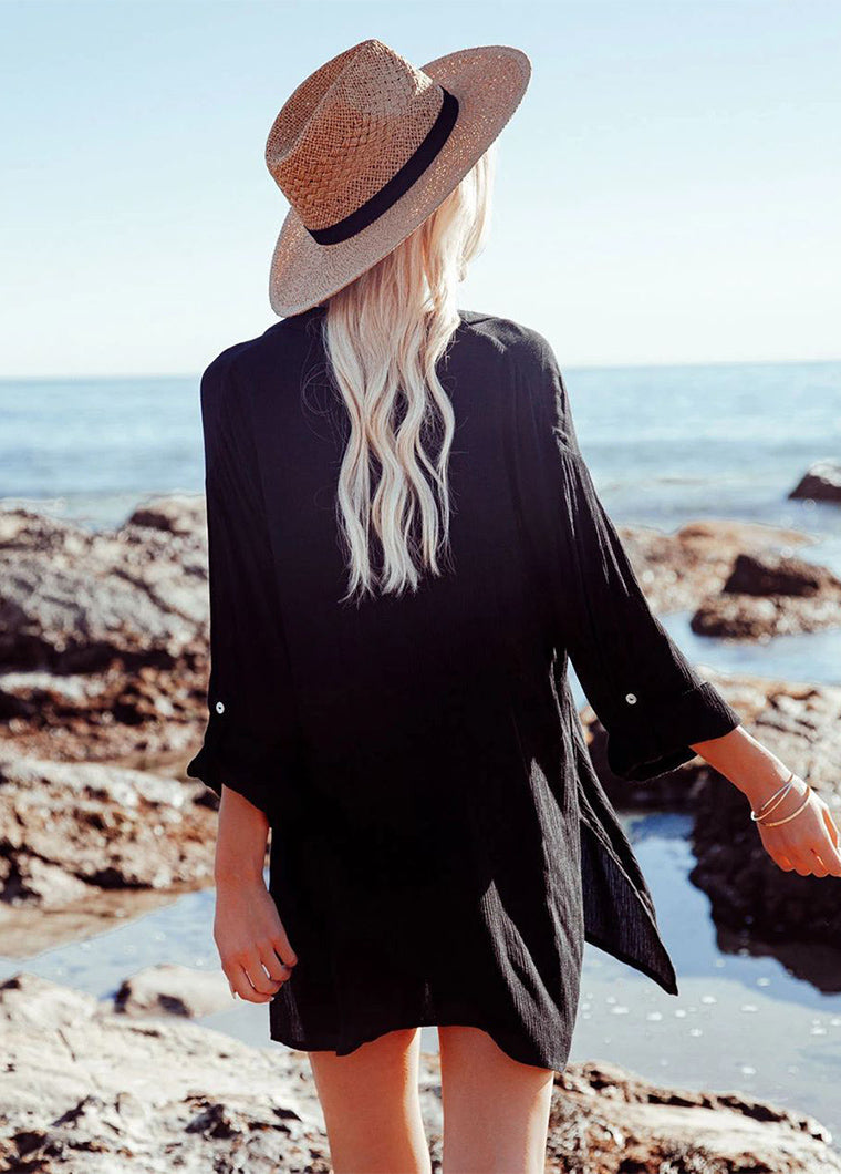 Effortless White Shirt Cover-up
