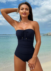 Feel the Rush Black One-Piece Swimsuit