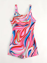 New Fashionable Sexy Tummy-Control Body-Hugging Women's 1pc Swimsuit