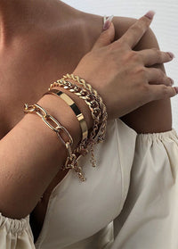 4PCS Fashion Multilayer Bracelet For Women
