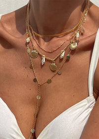 Fashion Seashells Conches Layered Necklace