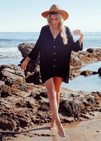 Effortless White Shirt Cover-up