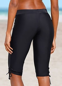 Drawstring Side High Waist Swimwear Bottom