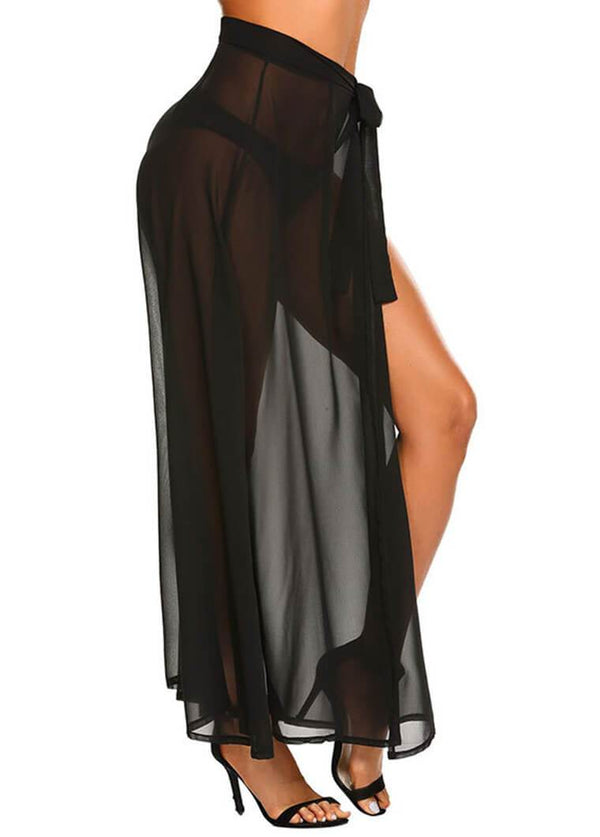 Side Slit Mash One Piece Bottom