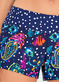 Printed Spaghetti Strap Tankini Set