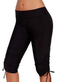 Drawstring Side High Waist Swimwear Bottom