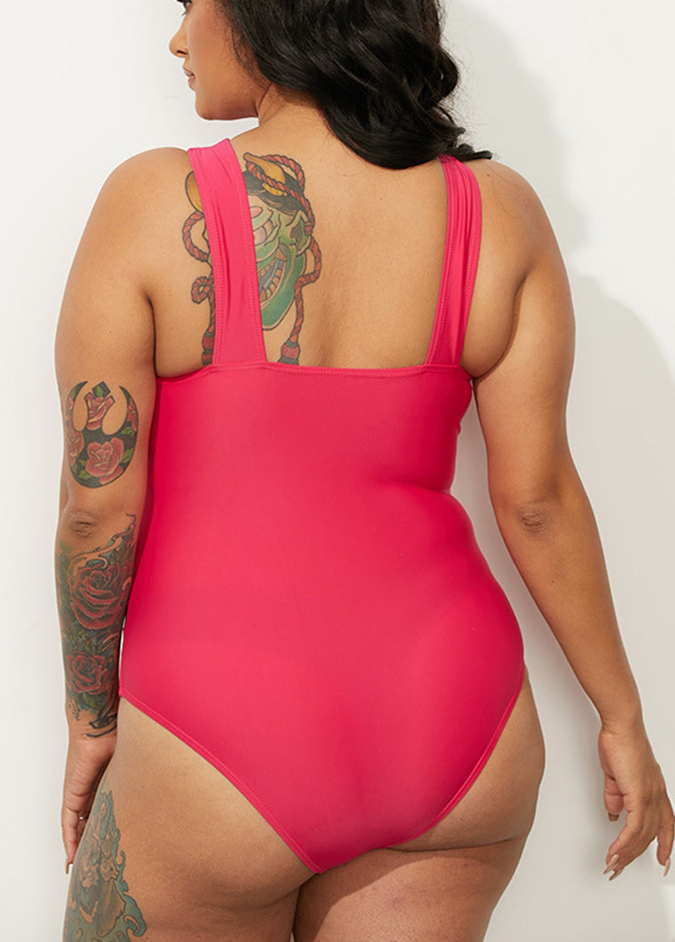 Ruched Front OnePiece Swimsuit